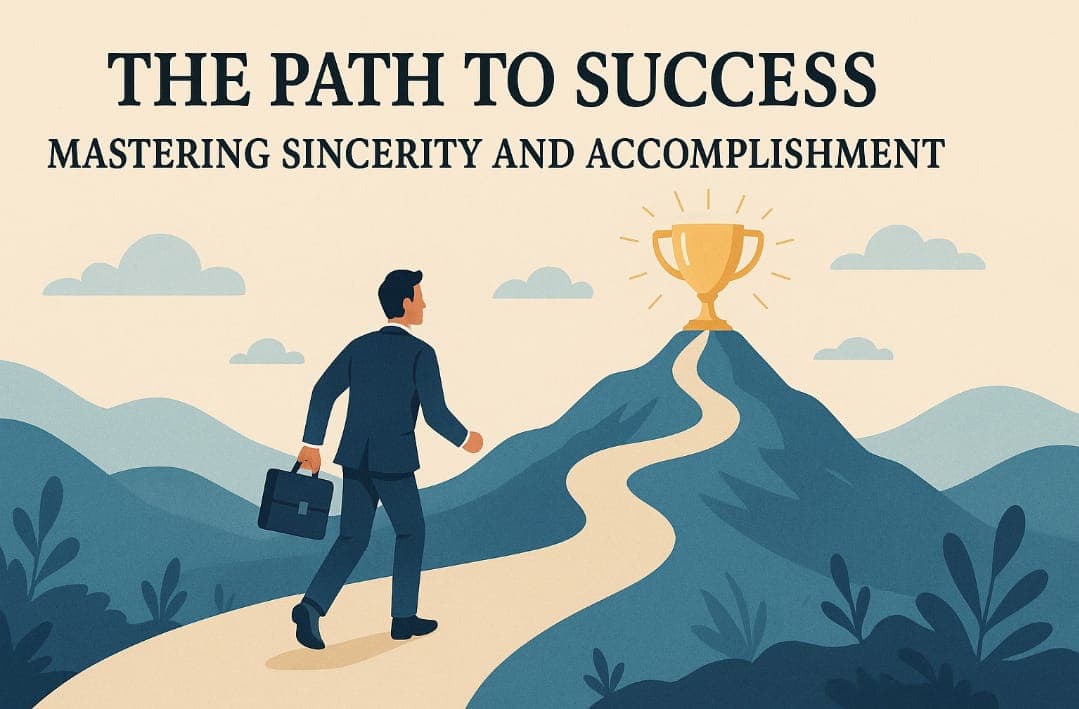 The Path to Success: Mastering Sincerity and
Accomplishment