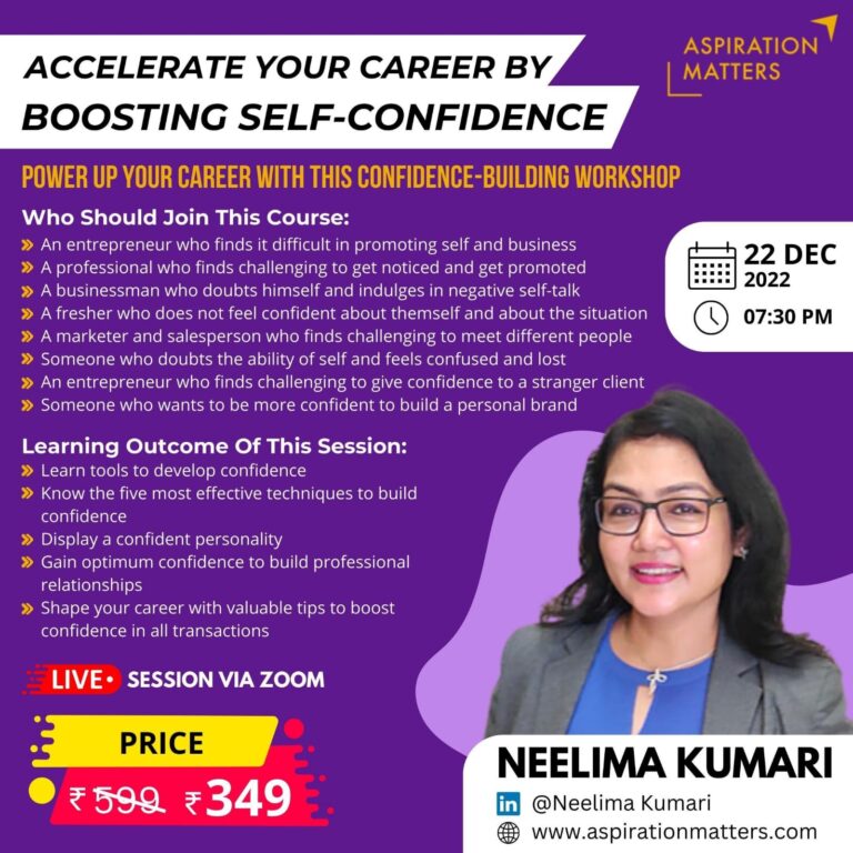 Power up your career with a confidence-building session